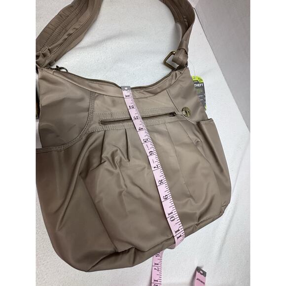 Travelon Anti-theft RFID Crossbody Bag W Matching Wallet & Security Wallet NEW - Picture 11 of 12